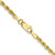 20" 10K Yellow Gold 2.75mm Diamond-cut Rope Chain Necklace