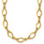 18" 14K Yellow Gold 13.5mm Fancy Link Chain Necklace