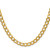 10k Yellow Gold 6.5mm Hollow Curb Chain 8242-18