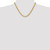10k Yellow Gold 6.5mm Hollow Curb Chain 8242-18