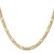 10k Yellow Gold 4.5mm Concave Figaro Chain 8209-20