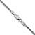 22" 14K White Gold 1.9mm Diamond-cut Parisian Wheat Chain Necklace