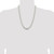 24" Sterling Silver 10.5mm Polished Domed Curb Chain Necklace