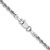 26" 10K White Gold 2.25mm Diamond-cut Rope Chain Necklace