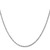 14K White Gold 2mm Diamond-Cut Rope Chain 618-18
