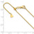 14K Yellow Gold Adjustable 1mm Box Chain 3180-30