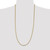 30" 14K Yellow Gold 2.3mm Flat Beveled Curb Chain Necklace