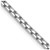 14K White Gold 2.4mm Hollow Diamond-cut Round Box Chain 7171-20