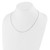 14K White Gold Adjustable 1.2mm Box Chain 1278-22