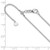 14K White Gold Adjustable 1.2mm Box Chain 1278-22