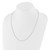 14K White Gold Adjustable 1.5mm Wheat Chain 1269-22