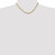 14K Yellow Gold 16 inch 4mm Flat Figaro with Lobster Clasp Chain
