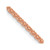 14K Rose Gold 18 inch 2.1mm Diamond-cut Spiga with Lobster Clasp Chain