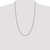 14K White Gold 26 inch 1.7mm Diamond-cut Spiga with Lobster Clasp Chain