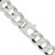 24" Sterling Silver 15.75mm Concave Beveled Curb Chain Necklace