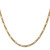 14K Yellow Gold 22 inch 3mm Flat Figaro with Lobster Clasp Chain