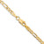 14K Yellow Gold 22 inch 3mm Flat Figaro with Lobster Clasp Chain