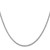 14K White Gold 18 inch 2.25mm Regular Rope with Lobster Clasp Chain