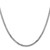 14K White Gold 2.9mm Flat Beveled Curb Chain 1311-18