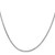 14K White Gold 30 inch 1.65mm Diamond-cut Cable with Lobster Clasp Chain