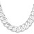 22" Sterling Silver 16mm Flat Curb Chain Necklace