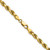 10k Yellow Gold 4mm Hollow Diamond-cut Rope Chain 10DH030-28