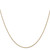 14K Yellow Gold 20 inch 1.4mm Round Snake Lobster Clasp Chain
