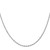14K White Gold 30 Inch 1.85mm Diamond-cut Quadruple Rope Lobster Clasp Chain