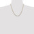 14k 3.2mm Tri-color Gold Pave Valentino Chain PVL070-20