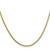 14K Yellow Gold 24 inch 1.3mm Franco with Lobster Clasp Chain