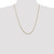 14K Yellow Gold 24 inch 1.3mm Franco with Lobster Clasp Chain