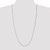 14K White Gold 30 inch 1.1mm Box with Lobster Clasp Chain