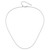 14K White Gold Adjustable 1mm Box Chain 3181-22