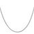 14K White Gold 16 inch 1.9mm Diamond-cut Parisian Wheat with Lobster Clasp Chain