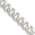 Sterling Silver 10.5mm Domed w/ Side Diamond-cut Curb Chain QRC300-22