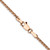 22" 14K Rose Gold 1.4mm Diamond-cut Spiga Chain Necklace