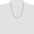 22" 14K Rose Gold 1.4mm Diamond-cut Spiga Chain Necklace