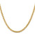 14K Yellow Gold 18 inch 4mm Hollow Anchor with Lobster Clasp Chain