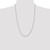 26" 14K White Gold 1.65mm Diamond-cut Cable Chain Necklace