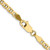 10k Yellow Gold 3mm Concave Anchor Chain 8220-22