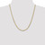 10k Yellow Gold 3mm Concave Anchor Chain 8220-22