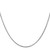 14K White Gold 24 inch 1.4mm Box with Lobster Clasp Chain