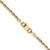 28" 14K Yellow Gold 1.85mm Diamond-cut Quadruple Rope Chain Necklace