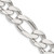 Sterling Silver 13.5mm Figaro Chain QFG350-20