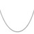 14K White Gold 20 inch 2mm Regular Rope with Lobster Clasp Chain