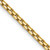 14K Yellow Gold 18 inch 2.45mm Hollow Round Box with Lobster Clasp Chain