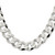 Sterling Silver 14mm Flat Curb Chain QLB350-22