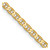 22 inch 14K Yellow Gold 2.4mm Concave Anchor Chain Necklace