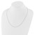 14K White Gold Adjustable 1mm Wheat Chain 3079-30