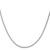 14K White Gold 20 inch 1.9mm Flat Wheat with Lobster Clasp Chain